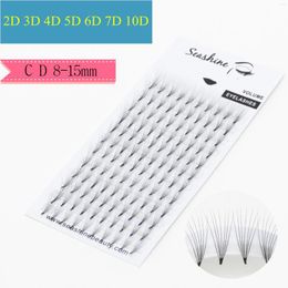 False Eyelashes Seashine Middle Tape 7D 10D Premade Russian Volume Fans Mink Short Stem Lash Pre Made Eyelash Extensions Supplies