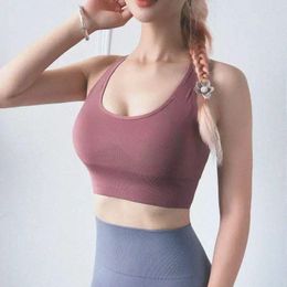 Spor Salonu Giyim Kadın Spor Sütyen Spor Giyim Yoga Fitness Giysileri Bayanlar Kolsuz Sırtsız Crossover Tops