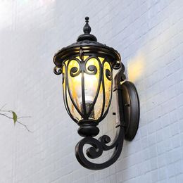 Wall Lamps Outdoor Waterproof Lamp Light Porch Patio Lights Sconce Lantern For Landscape Garden Fence Yard