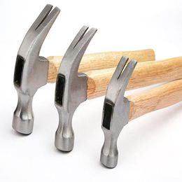 Hammer Nail Hammer 0.25 0.5 Highcarbon Steel Claw Hammer Wooden Handle Forging Hammer Home Improvement Building