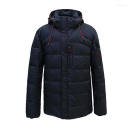Men's Down 2023 Men Winter Jacket Thick Cotton Padded Detachable Hood Warm Coats Puffer Parka Russian Style
