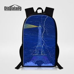 Backpack 16 Inch School For Teenage Girls Colourful Oil Painting Sublimation Bookbag Primary Student Custom Shoulder Bag