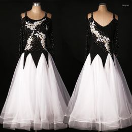 Stage Wear Women Ladies Standard Ballroom Dress Ball Gown Dance Costume Sexy Competition Lady Modern Dresses