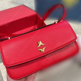 7A Women High-Quality Fashion Designer Shoulder Crossbody Bag and Underarm Handbag Tote Bags Wallet Golden Brick Leather Chain Bag with Original Hardware Logo