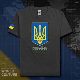 Men's T Shirts Ukraine Ukrainian Men Shirt Fashion 2023 Jersey Nation Team Cotton T-shirt Clothing Tees Country Sporting UKR Ukrayina 20