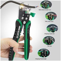 Tang Cable Stripping Tools Automatic Wire Stripper la8151382 Peelable Wire Cutter Pliers Electrical Electrician Crimpping Hand Tools