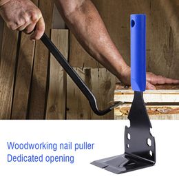 Screwdrivers Multifunctional Wood Nails Tile Trim Moulding Pry Bar with Handle Portable Trim Puller Removal Household Hand Tools