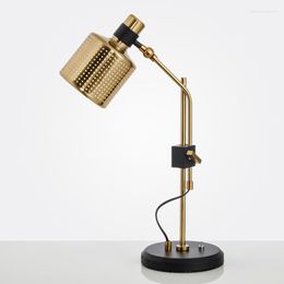 Table Lamps Post-modern Metal Style Designer Creative LED Lamp American Living Room Bedroom Study Personalised