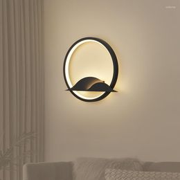 Wall Lamps LED Lamp Bedside Bedroom Lighting Modern Simple Creative Living Room Stairway Decor Nordic Simplicity Luminaria