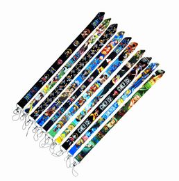 Designer Keychain Anime ONE PIECE Cartoon Funny Lanyards for Key ID Card Gym Cell Phone Strap USB Badge Holder Rope Cute Key Chain Dhgate
