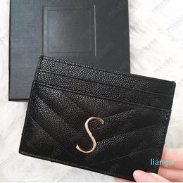 5A luxury Designer Origina G purse quality Card Holder Genuine Leather France style Y Womens men Purses Mens Key Ring Credit Coin 262r