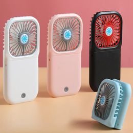 Fans Portable Mini Fan USB Rechargeable Handheld Fan Adjustable Desktop Fan Air Cooler For Home Office Desk Outdoor Travel