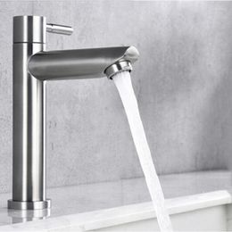 Bathroom Sink Faucets Faucet Stainless Steel Handle Tap Kitchen Shower Room Water Mixer Toilet Hardware
