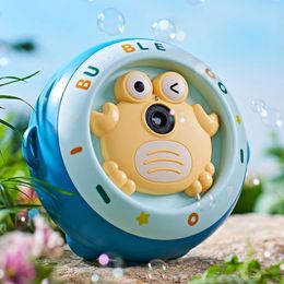 Blowing Bubble Crabs Baby Bath Toy Funny Bath Bubble Maker Pool Swimming Bathtub Soap Bubbles Machine Toys for Kid