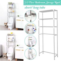 Hooks 2/3layer Thicken Stainless Steel Rack Toilet Cabinet Shelving Kitchen Washing Machine Bathroom Shelf Sundries