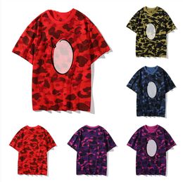 Men's tshirt men t shirts summer tshirt camouflage cartoon men's casual O neck under shirt loose short sleeved plain T-shirt for man shirts mens t-shirt tee shirts