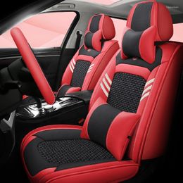 Car Seat Covers For Geely All Models Emgrand EC7 X7 FE1 Accessories Auto Cushion Protector Cover