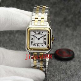 Relógio feminino ouro rosa de fábrica 27 mm movimento de quartzo importado Santo Safira diamante relógios urbanos de alta qualidade 238N