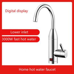 Heaters 3000W Electric hot water faucet instant heating kitchen water rapid heating water heater home shower bath small kitchen treasure