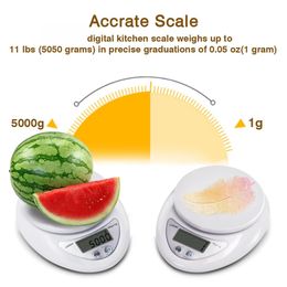 1kg 5kg Mini Kitchen Electronic Scale Home LCD Kitchen Cooking Scale Digital Scale Kitchen Baking Food Scale