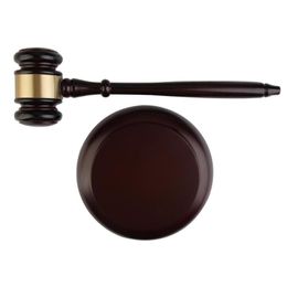 Hammer Handmade Wooden Auction Hammer for Lawyer Judge Handcrafted Gavel Court Hammer for Auction Sale Decor Black