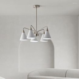 Pendant Lamps Nordic Design Metal Lampshade Chandelier Home Lighting Indoor Bedroom Living Room Dining Table Branch Iron Ceiling Light