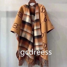 Женский плащ и плащ дизайнер бренд женская мода осень/зима G-letter Cloak Part Party Fashion Женская одежда