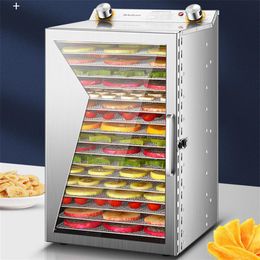 Dehydrators Business Dried Fruit Machine Air Drying Machine Vegetable Dryer Food Dehydrator for Household Dryer Stainless Steel Timing