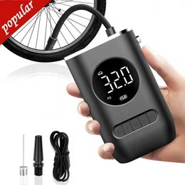 New Wireless Rechargeable Electric Air Compressor with LED Basketball Motorcycle Bicycle Tyre Inflator Car Air Pump Portable Digital