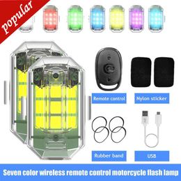 New Wireless Remote Control LED Strobe Light for Motorcycle Car Bike Scooter Anti-collision Warning Lamp Flash Indicator Waterproof