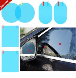 New 2/4Pcs Car Rainproof Film Car Rearview Mirror Protective Rain Proof Anti Fog Waterproof Film Membrane Car Sticker Accessories