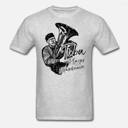 Men's T Shirts Men Shirt Tuba Player Women Tshirts