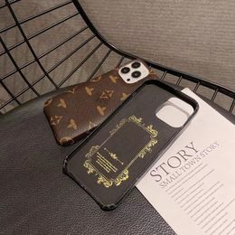 Beautiful Soft Leather Phone Cases iPhone 15 14 Pro Max LU Luxury Hi Quality Purse 18 17 16 15pro 14pro 13pro 13 12pro 12 11pro 11 Case with Logo Box Packing