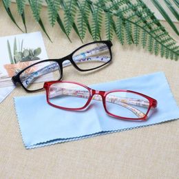 Sunglasses Henotin Spring Hinge Reading Glasses Men And Women Fashion Printed Mirror Legs HD Reader Eyeglasses Diopter 0.75 2.0 5.0 6.0