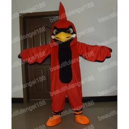 Christmas red eagle Mascot Costume Cartoon Character Outfit Suit Halloween Adults Size Birthday Party Outdoor Carnival Festival Fancy dress