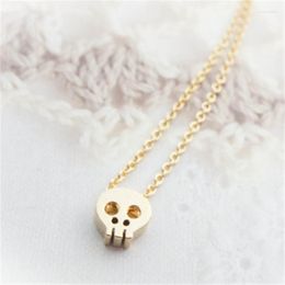 Pendant Necklaces Simple Lovely Skull Necklace Jewelry. Punk Style Casual Personality Locomotive Female Jewellery