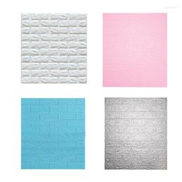 Wallpapers 15 PCS/ 3D Brick Wall Stickers Living Waterproof Foam Room Bedroom DIY Adhesive Wallpaper Art Home Decals