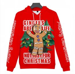 Women's Hoodies & Sweatshirts Fashion Men Women Gingers Are For Life 3D Print Hooded Sweatshrts CHRISTMAS Hip Hop Long Sleeve Boys/Girls Coa