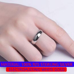 Cluster Rings A Butterfly 925 Sterling Silver Wedding Engagement Ring Suitable For Men And Women Real Style Simple High-end Jewellery