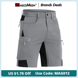 Men's Shorts MAGCOMSEN Men's Multi-pockets Shorts Lightweight Breathable Quick Dry Summer Tactical Shorts for Hiking Fishing Work Short Pants 230512