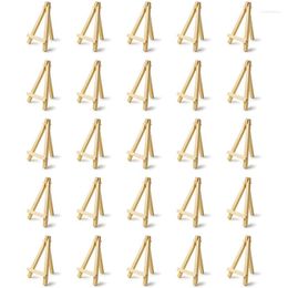 Jewelry Pouches 25 Pieces Of Mini 5 Inch Wooden Easel. Business Cards Display Pos Small Canvases Classroom DIY Arts And Crafts