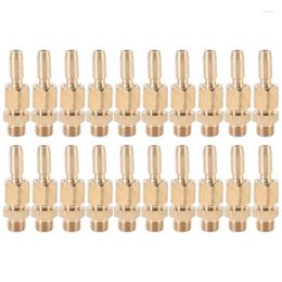 Garden Decorations 20Pcs 1/8 Inch DN6 Brass Gushing Spray Water Fountain Nozzles Universal Curtain Nozzle Landscape