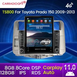 Carplay 360 Camera Android 11 Car dvd Multimedia Player for Toyota Land Cruiser Prado 150 2009-2013 GPS Radio Stereo 128G 4G LTE DSP