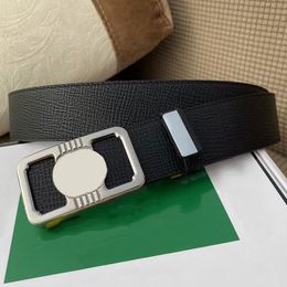 Luxury Belt Needle Buckle Width 3.8CM Mens And Womens Business Driving Collocation Casual Comfortable Leather Belt