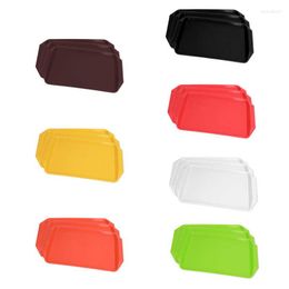 Plates Plastic Tray Stackable PP Material For Buffet Restaurant Els