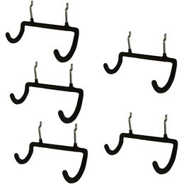 gereedschap 5PCS Pegboard Drill Holder Heavy Duty Hooks Pegboard Double Hooks Drill Hanger Hook for Drill Accessories Power Tool Etc