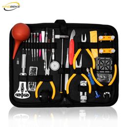 KINGBEIKE Professional Watch Tools Set High Quality Watch Repair Tool Kit Watchmaker Dedicated Device Small Hammer Tweezers218Z