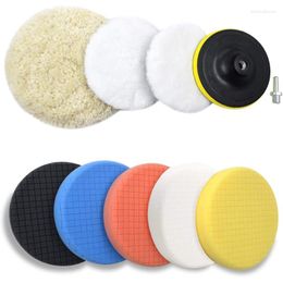 Vehicle Protectants Polishing Buffing Pads Kit 6Inches Car Wheel For Drill Foam Buffer Sponge Care Polisher