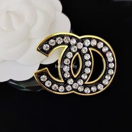 Luxury Brand Designer Brooches Letter Brooches Suit Pin Designer Accessories Jewellery Party Gifts