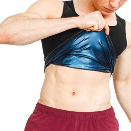 Men's Slimming Body Shaper Modelling Vest Belt Belly Reducing Shaperwear Men Fat Burning Loss Weight Waist Trainer Sweat Corse258F